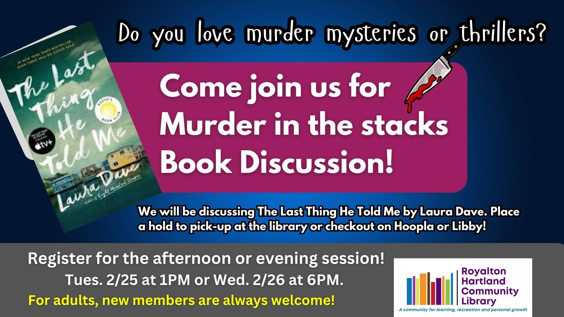 Murder in the Stacks - February