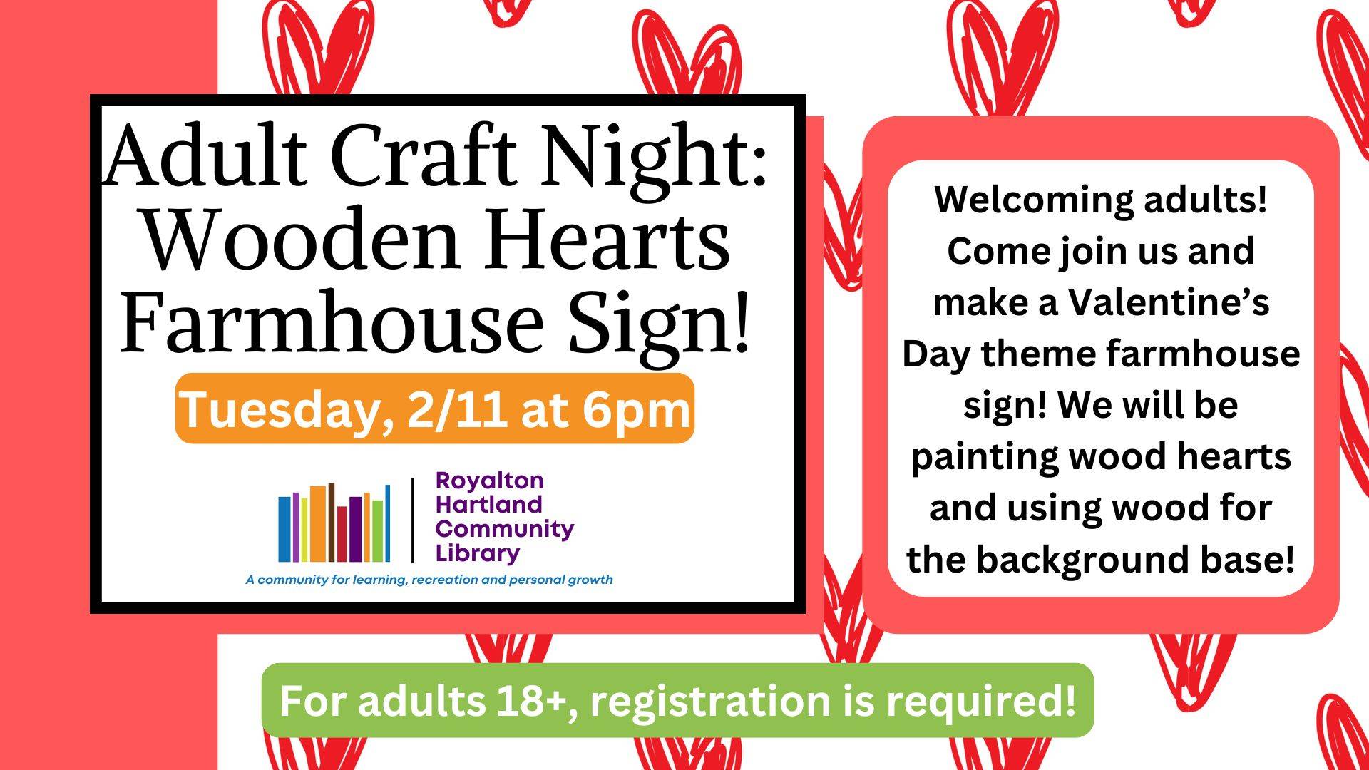 Adult Craft Night - February